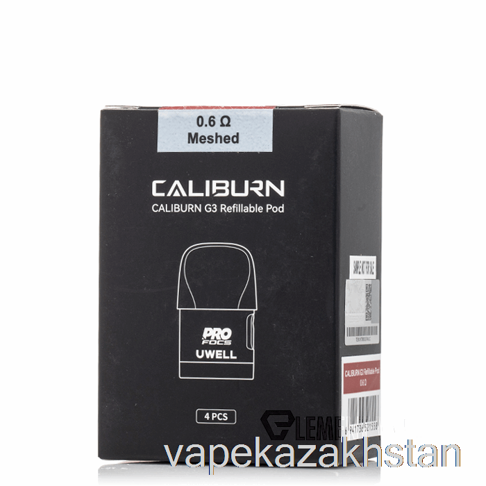 Vape Smoke Uwell Caliburn G3 Replacement Pods 0.6ohm Caliburn G3 Pods